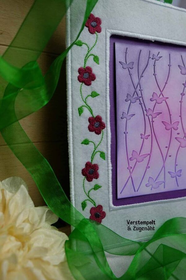 ITH Stickdatei Bilderrahmen