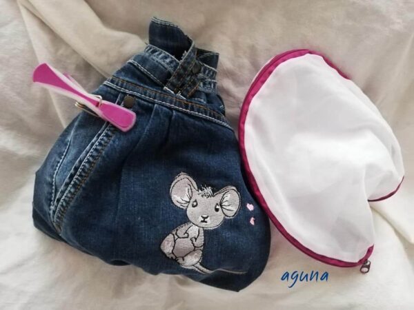 Stickdatei Maus Mia Applikationsdatei