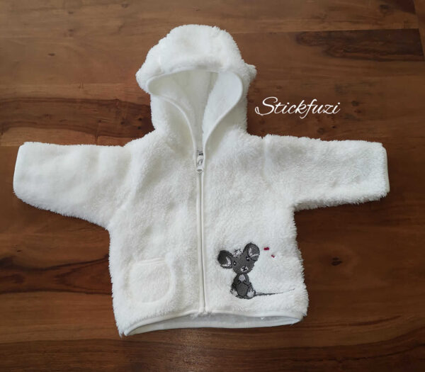 Stickdatei Maus Mia Applikationsdatei