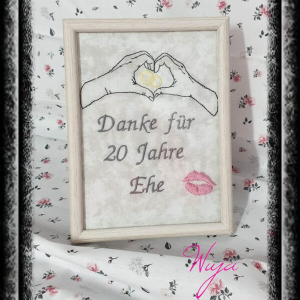 ITH Stickdatei Hochzeit Liebe Set