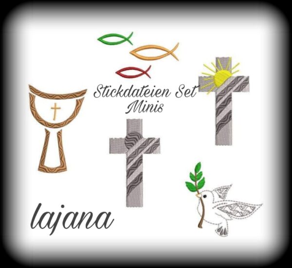 Stickdatei Kirchliche Anlässe Set