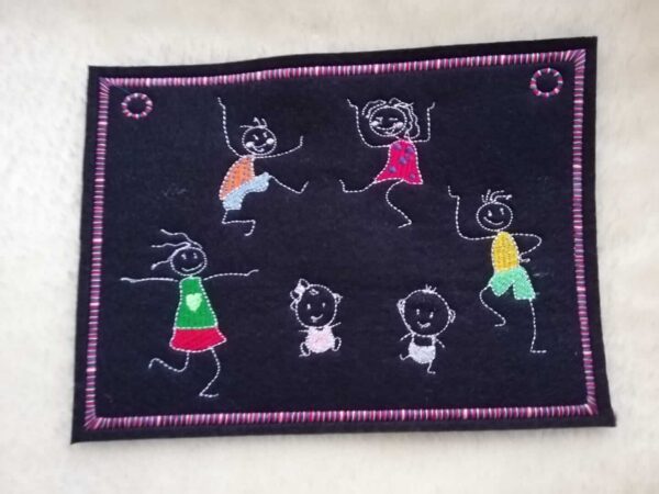 Stickdatei Strichmännchen Set