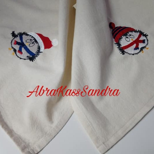 Stickdatei Pinguin Pingu und Pingi