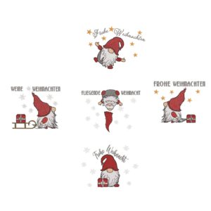 Stickdatei Weihnachtswichtel