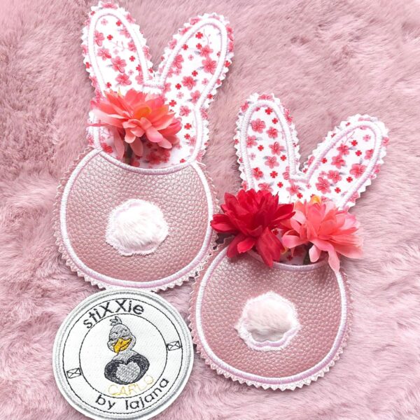 ITH Stickdatei Bestecktasche Hase