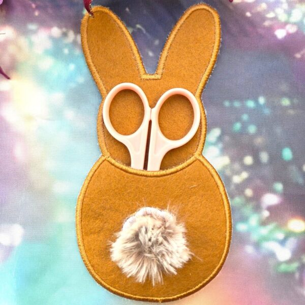 ITH Stickdatei Bestecktasche Hase