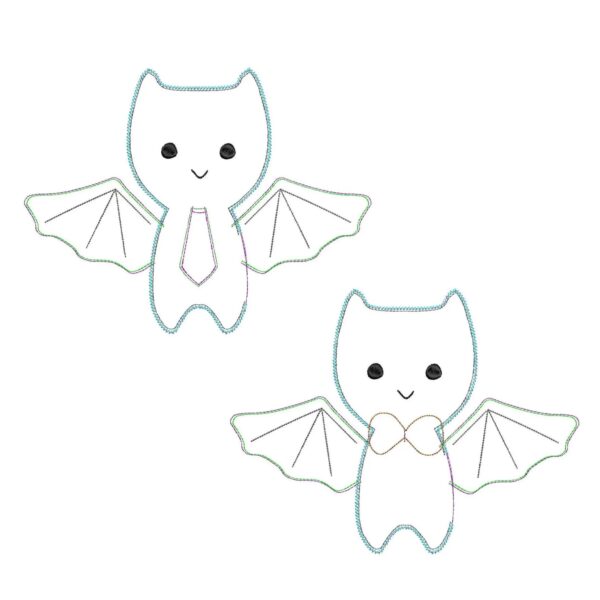 ITH Stickdatei Fledermaus Kuscheltier