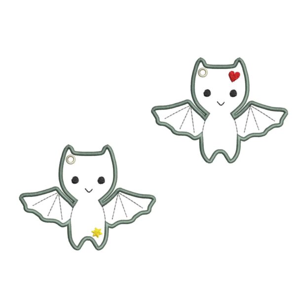 ITH Stickdatei Fledermaus Kuscheltier