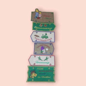 ITH Stickdatei Adventsdekoration