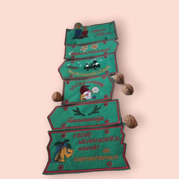 ITH Stickdatei Adventsdekoration