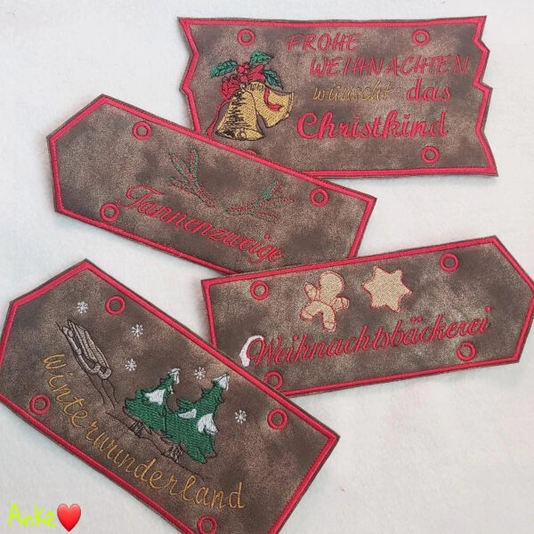 ITH Stickdatei Adventsdekoration