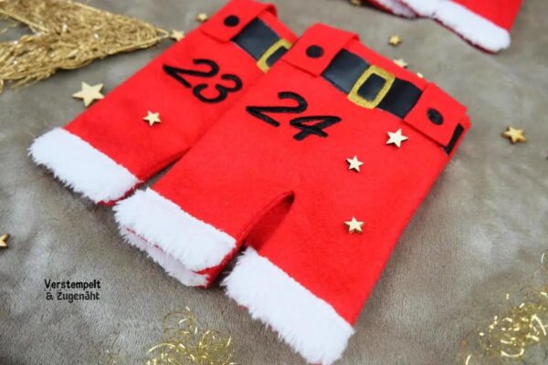 ITH Stickdatei Adventskalender Hosen