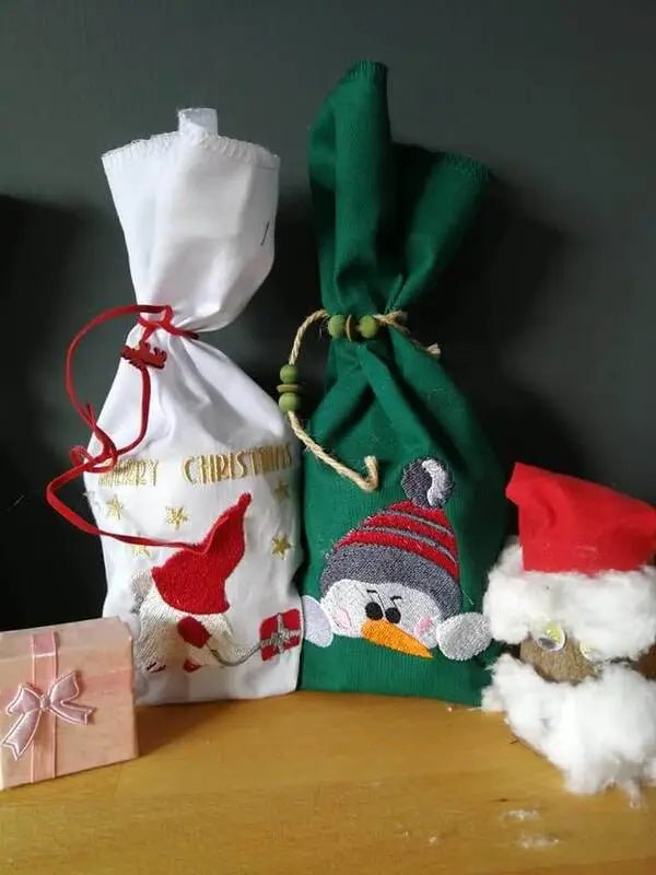 ITH Stickdatei Adventskalender Säckchen