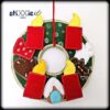 ITH Stickdatei Adventskranz 15-Teilig
