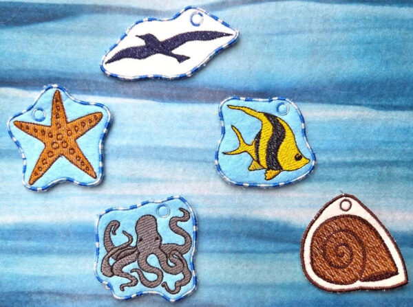 ITH Stickdatei Maritime Anhänger