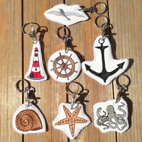 ITH Stickdatei Maritime Anhänger