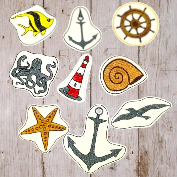 ITH Stickdatei Maritime Anhänger