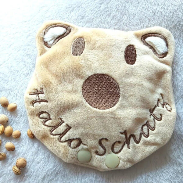 ITH Stickdatei Bärenkopf-Kissen Blanko