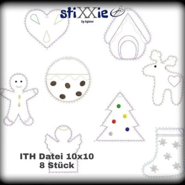 ITH Stickdatei Baumanhänger