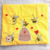 ITH Stickdatei Bees in Love – Verliebte Bienen sticken 10x10
