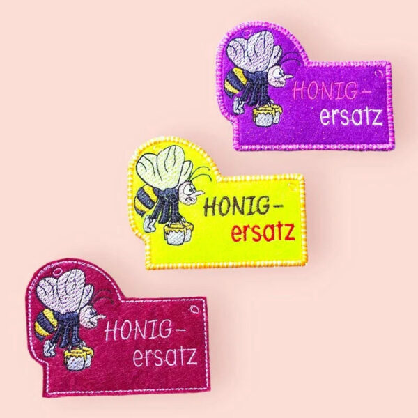 ITH Stickdatei Biene Anhänger