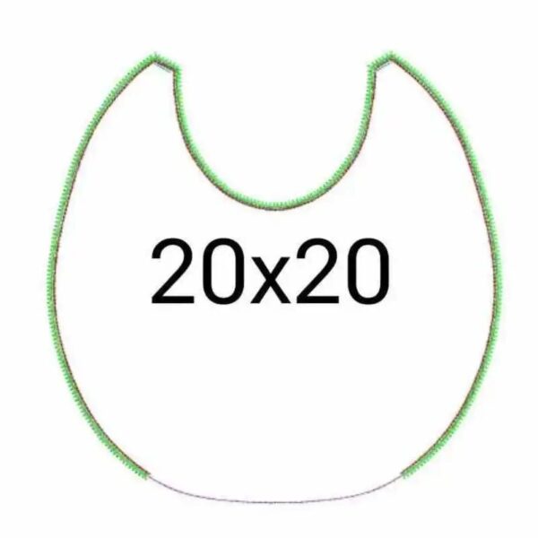 ITH Stickdatei Bindelatz Blanko