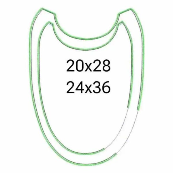 ITH Stickdatei Bindelatz Blanko