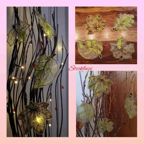 ITH Stickdatei Blätter