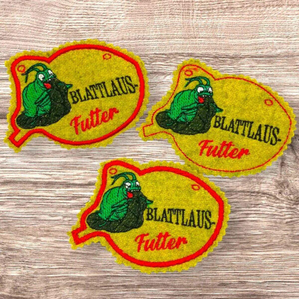 ITH Stickdatei Blattlaus Anhänger