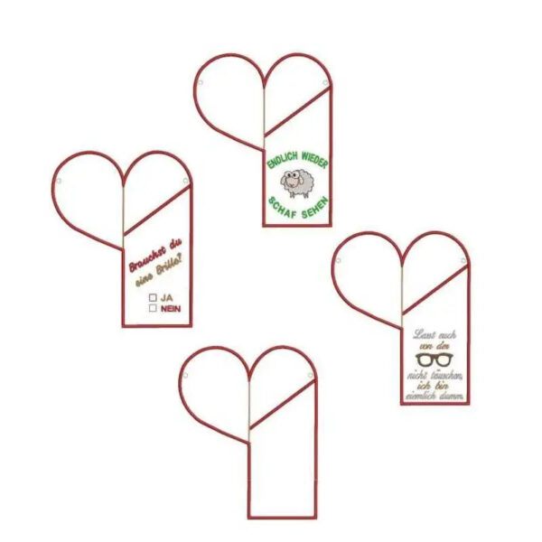 ITH Stickdatei Brillenetui – Brillentasche sticken 15x24 16x26 20x20