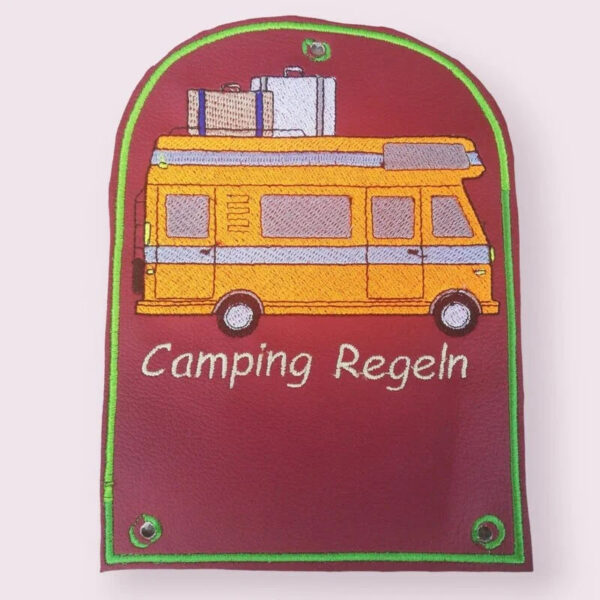 ITH Stickdatei Campingdeko Wohnmobil Ergänzung