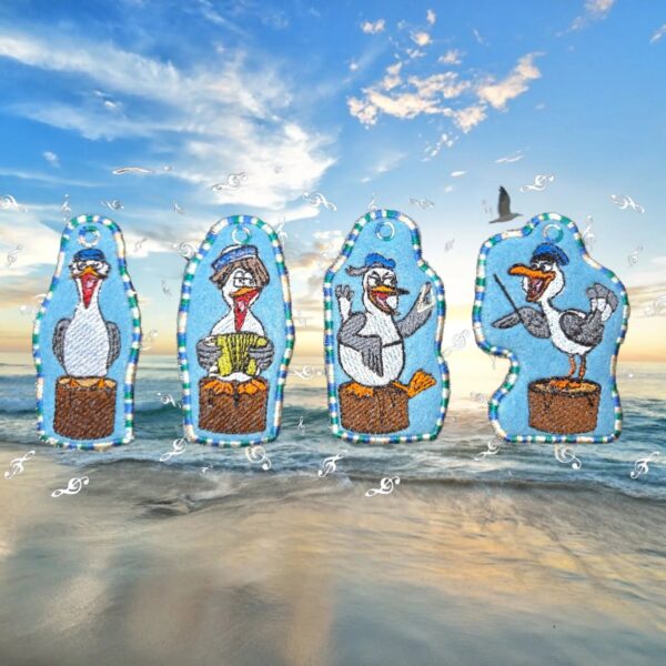 ITH Stickdatei Möwe Carlos Shantychor