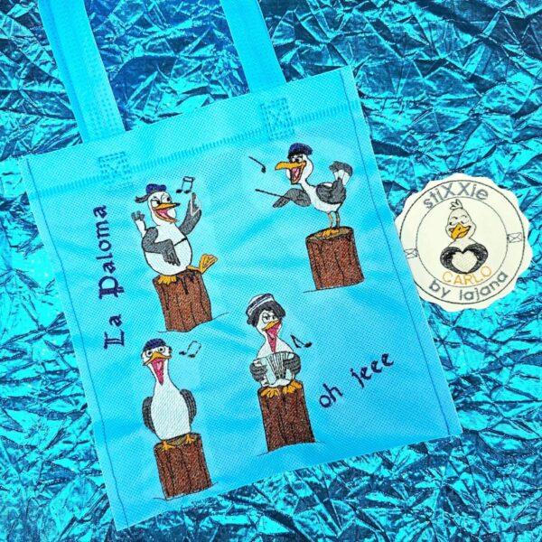 ITH Stickdatei Möwe Carlos Shantychor