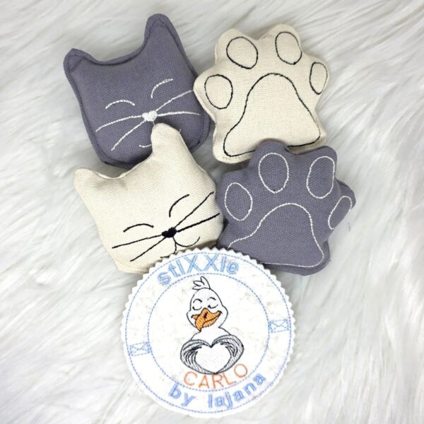 ITH Stickdatei Katzenkissen für Catnips