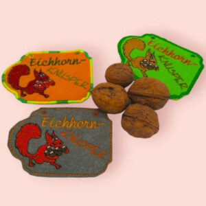 ITH Stickdatei Eichhorn Anhänger