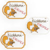 ITH Stickdatei Eichhorn Anhänger