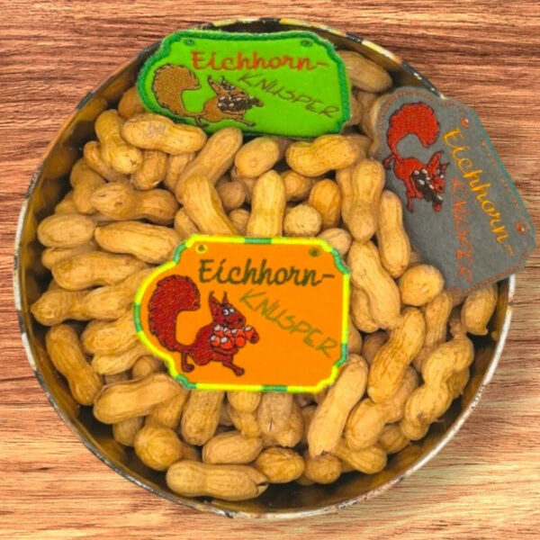 ITH Stickdatei Eichhorn Anhänger