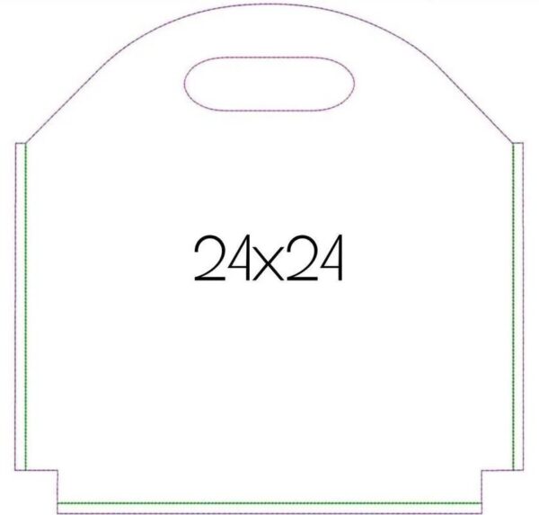 ITH Filztasche Blanko gefüttert – 8 Größen