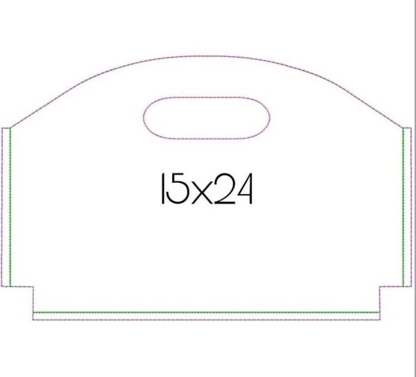 ITH Filztasche Blanko gefüttert – 8 Größen