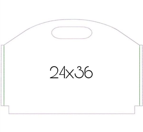 ITH Filztasche Blanko gefüttert – 8 Größen