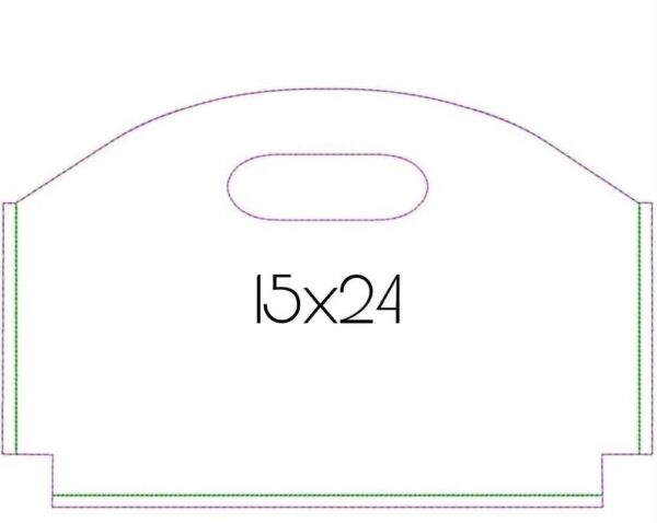 ITH Filztasche Blanko – 8 Größen für deine Stickmaschine