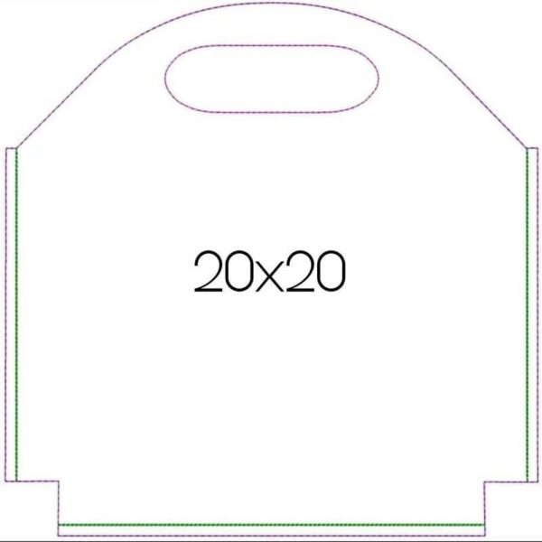 ITH Filztasche Blanko – 8 Größen für deine Stickmaschine