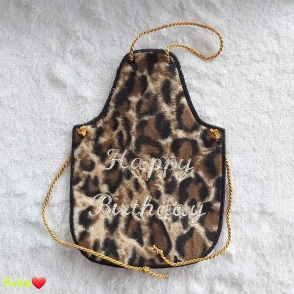 ITH Stickdatei Flaschenschürze Blanko