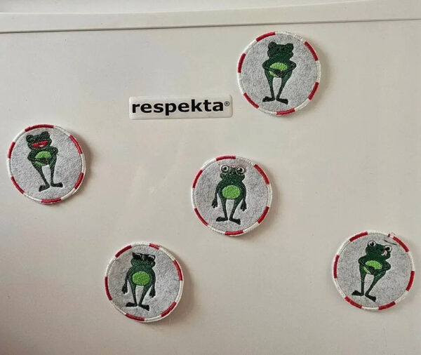 ITH Stickdatei Frosch Emojis