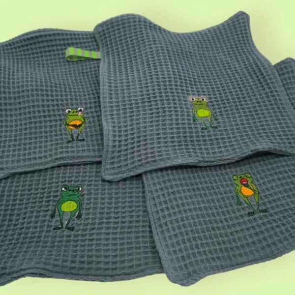 ITH Stickdatei Frosch Emojis