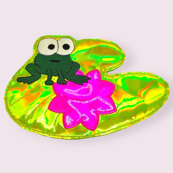 ITH Stickdatei Frosch MugRug und Glasabdecker - Untersetzer