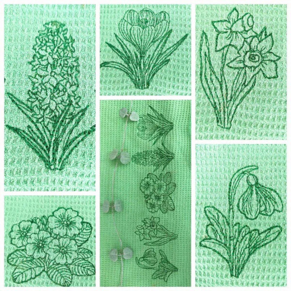 ITH Stickdatei Frühblüher 2026 🌸 Schneeglöckchen & Krokus sticken