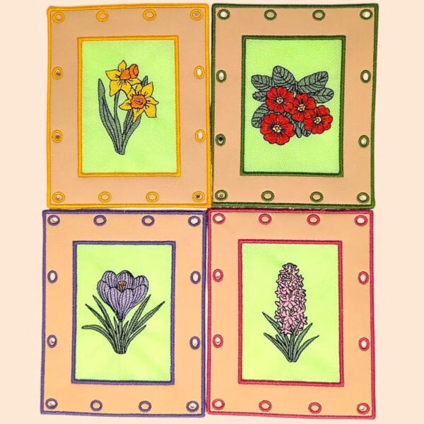 ITH Stickdatei Frühblüher 2026 🌸 Schneeglöckchen & Krokus sticken