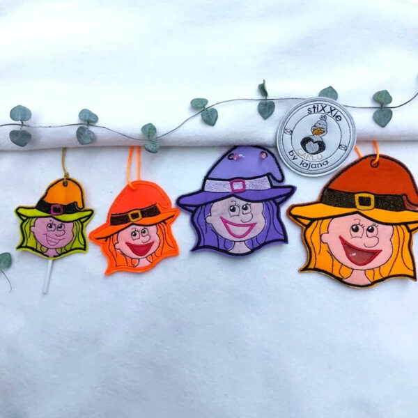 ITH Stickdatei Halloweentaschen und Mugrugs