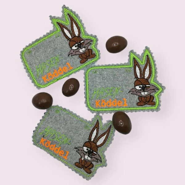 ITH Stickdatei Hase Anhänger